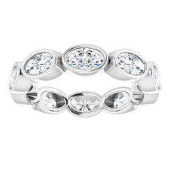 10K White Gold 1 9/10 CTW Lab-Grown Diamond Eternity Band Size 6.75