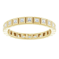 10K Yellow Gold 1/3 CTW Lab-Grown Diamond Eternity Band Size 4.75