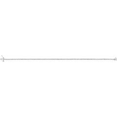14K White Gold 1 CTW Natural Diamond Line 7 1/4" Bracelet