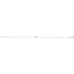 14K White Gold Lab-Grown Diamond 6 1/2-7 1/2" Bracelet