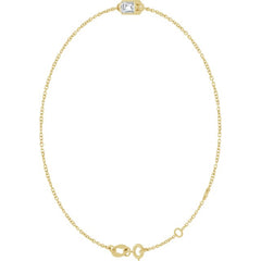 14K Yellow Gold Lab-Grown Diamond 6 1/2-7 1/2" Bracelet