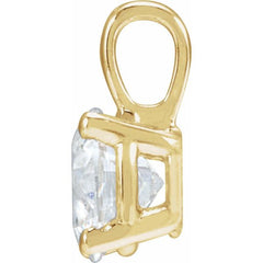 14K Yellow Gold 1 1/4 CTW Natural Diamond Pendant