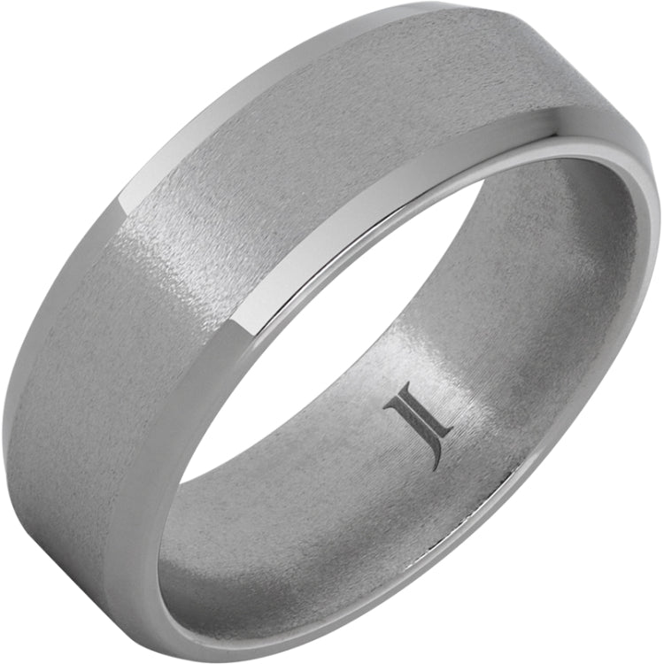Aerospace Grade Titanium™ Ring with Stone Finish