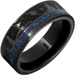 Black Diamond Ceramic™ Mountain Pine Lapis Ring