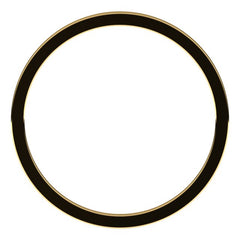 14K Yellow Gold 1 mm Flat Band Size 6.5