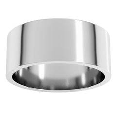 Continuum Sterling Silver 8 mm Flat Band Size 7.5