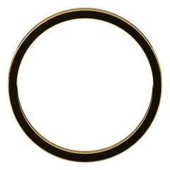 14K Yellow Gold 2 mm Flat Band Size 7.5
