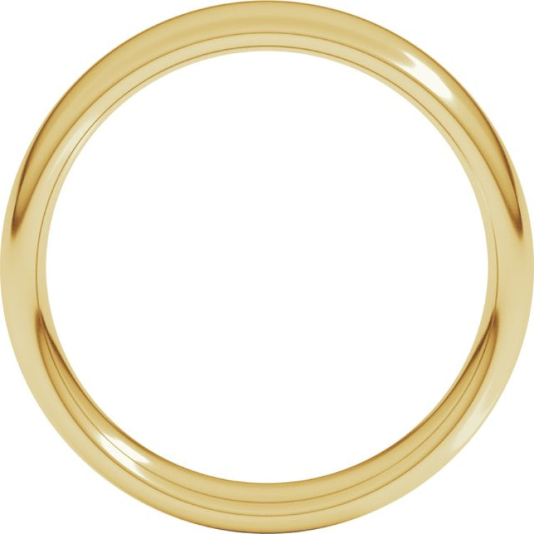 14K Yellow Gold 5 mm Comfort-Fit European-Style Band Size 6