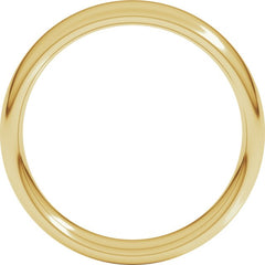 18K Yellow Gold 5 mm Comfort-Fit European-Style Band Size 7