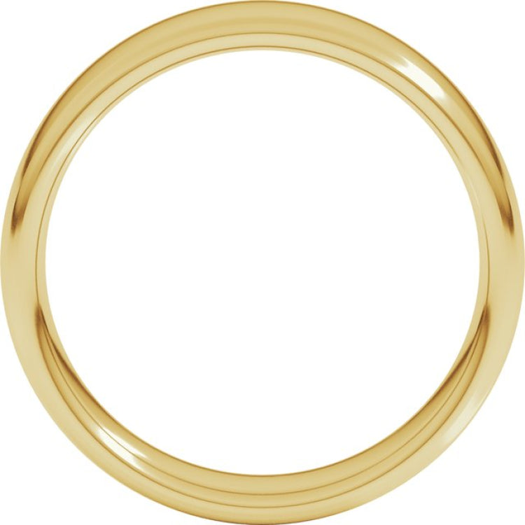 14K Yellow Gold 5.5 mm Comfort-Fit European-Style Band Size 11.5