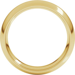 14K Yellow Gold 5.5 mm Comfort-Fit Half Round Band Size 11.5