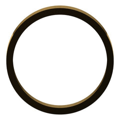 14K Yellow Gold 3.5 mm Flat Band Size 7.5