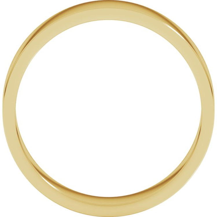10K Yellow Gold 5 mm Flat Band Size 10