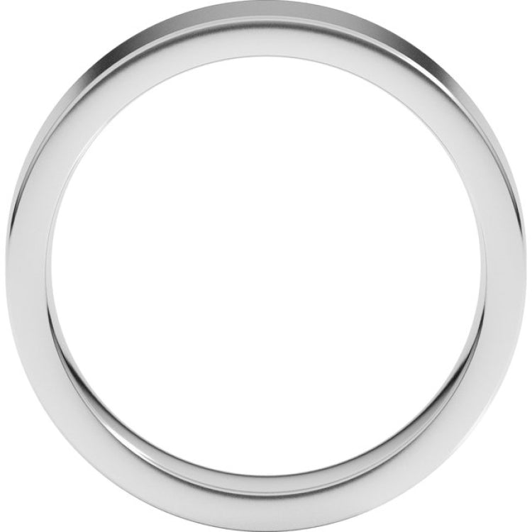 Platinum 5 mm Comfort-Fit Flat Band Size 7