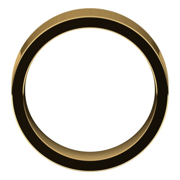 10K Yellow Gold 8 mm Comfort-Fit Flat Band Size 8