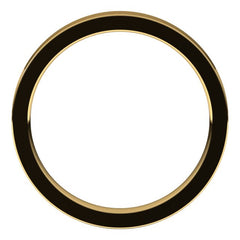 14K Yellow Gold 2.5 mm Comfort-Fit Flat Band Size 11.5