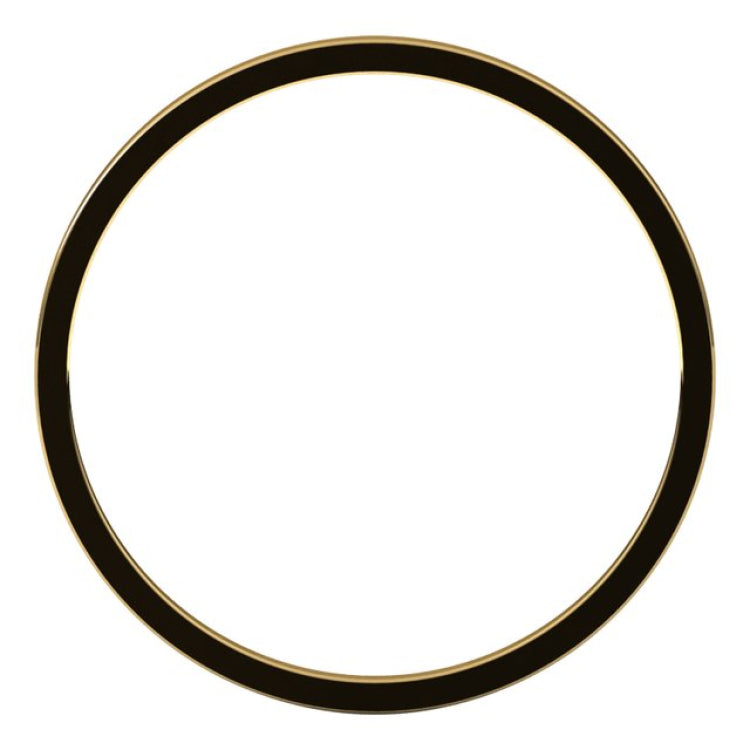 14K Yellow Gold 1 mm Ultra-Lightweight Flat Band Size 8
