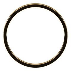14K Yellow Gold 2 mm Ultra-Lightweight Flat Band Size 5.5