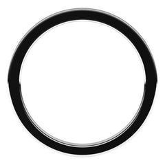 Platinum 1 mm Comfort-Fit Flat Band Size 6