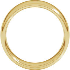 18K Yellow Gold 7 mm Comfort-Fit European-Style Band Size 8