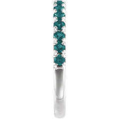 Sterling Silver Natural Alexandrite Stackable Ring