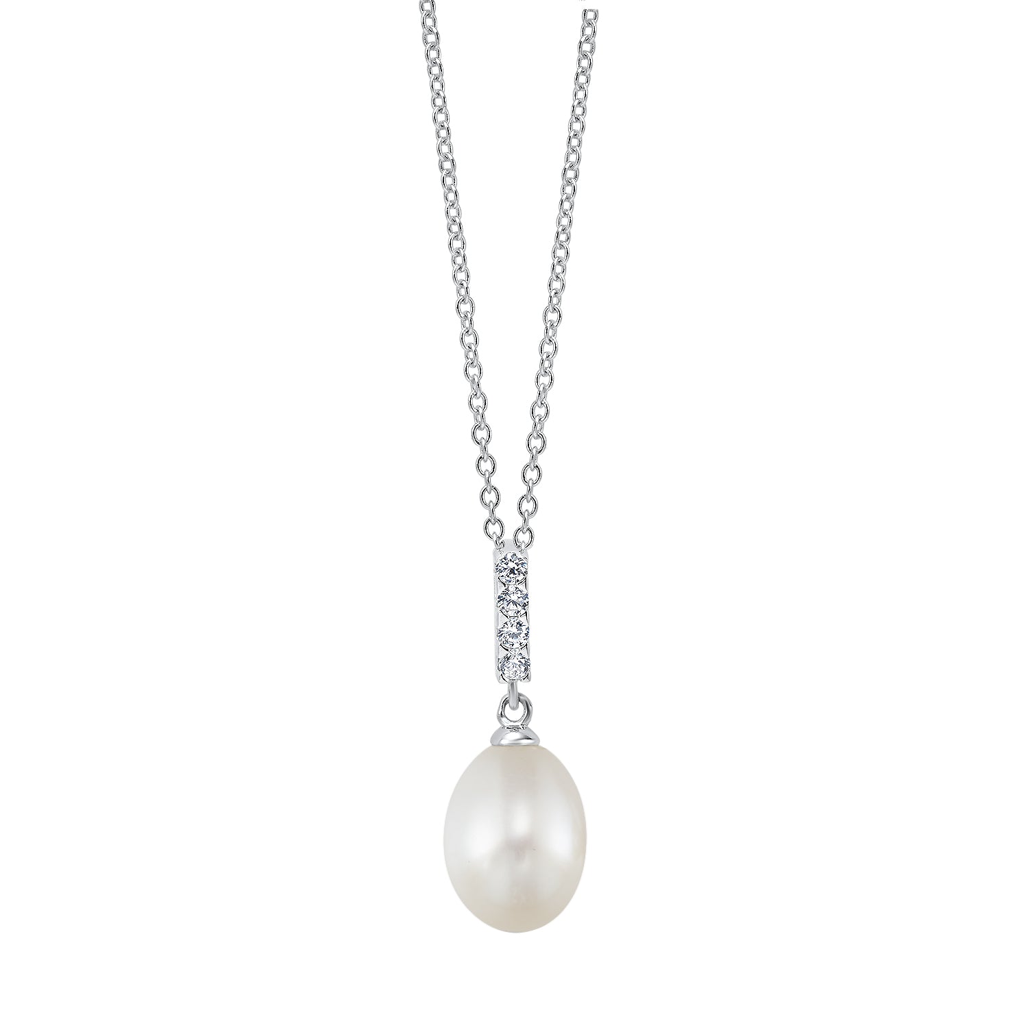 Silver Pearl Pendant