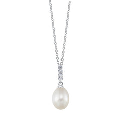 Silver Pearl Pendant