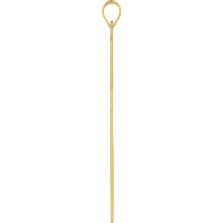 14K Yellow 39 x 25 mm Cross Pendant