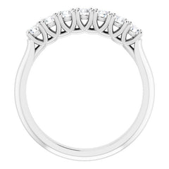 Platinum 3/8 CTW Natural Diamond Anniversary Band