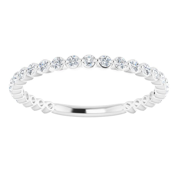 Platinum 1/3 CTW Natural Diamond Anniversary Band