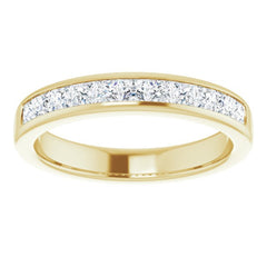 14K Yellow 1 CTW Natural Diamond Band