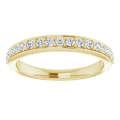 14K Yellow 1/3 CTW Natural Diamond Anniversary Band