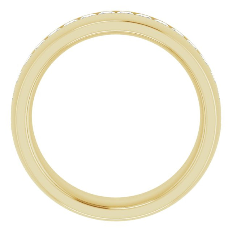 14K Yellow 1 CTW Diamond Band