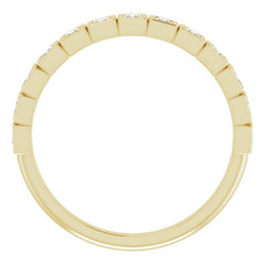 14K Yellow 1/3 CTW Natural Diamond Anniversary Band