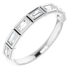 14K White 1/4 CTW Natural Diamond Anniversary Band