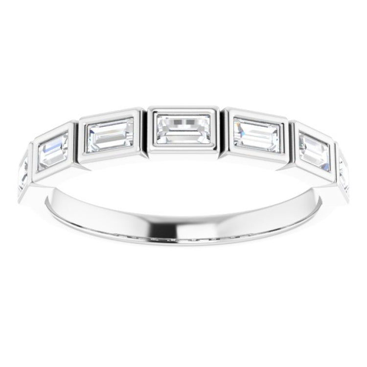 Platinum 1/4 CTW Natural Diamond Anniversary Band