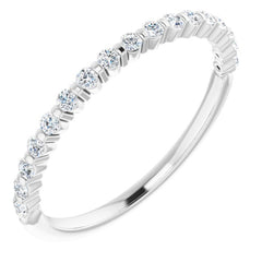 Platinum 1/4 CTW Natual Diamond Anniversary Band