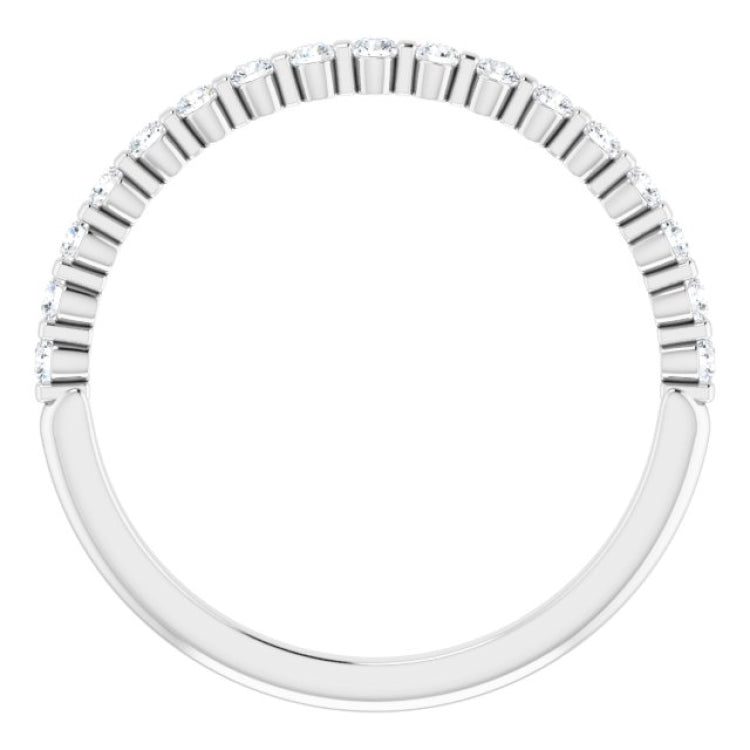 Platinum 1/4 CTW Natual Diamond Anniversary Band