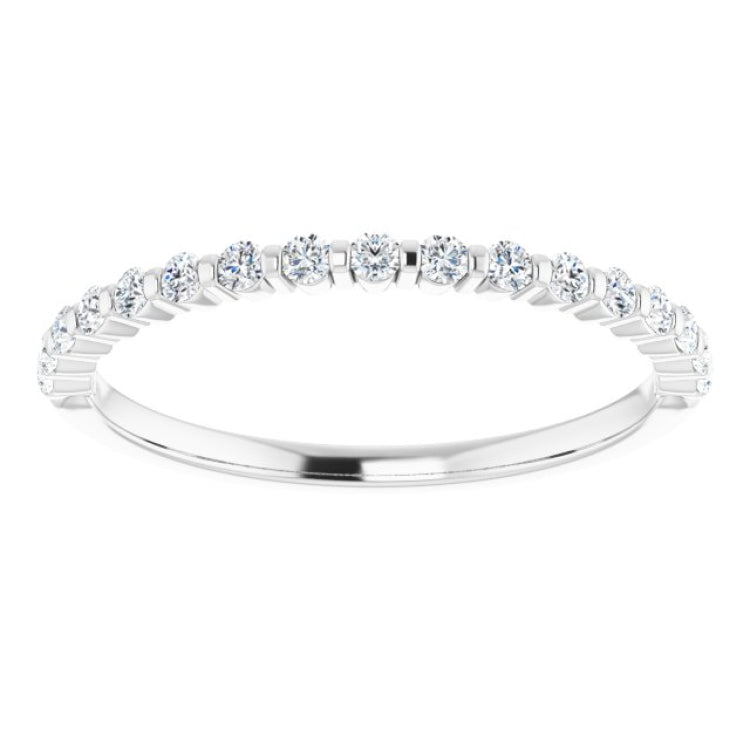 Platinum 1/4 CTW Natual Diamond Anniversary Band