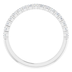 Platinum 1/3 CTW Natual Diamond Anniversary Band