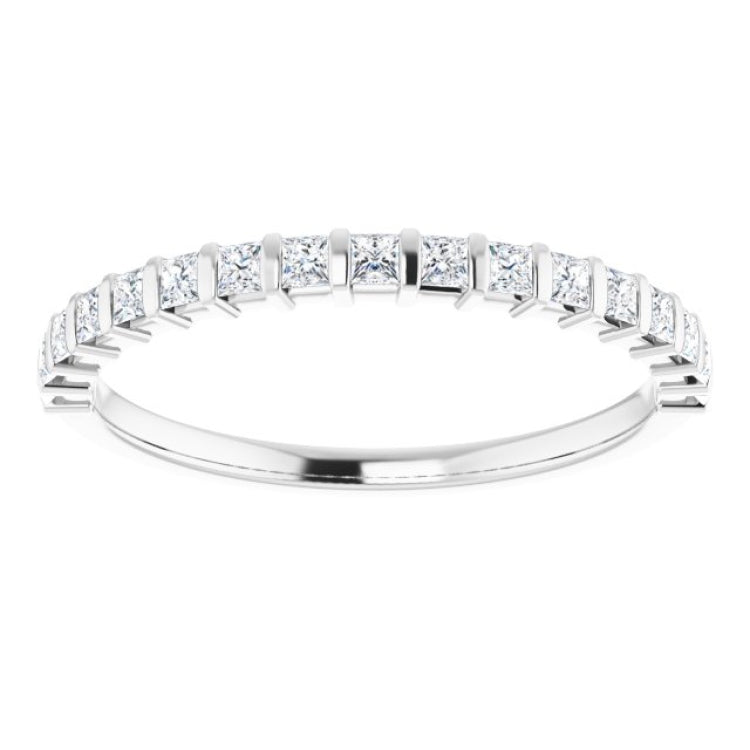 Platinum 1/3 CTW Natual Diamond Anniversary Band