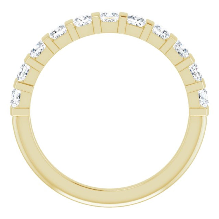 14K Yellow 3/4 CTW Natural Diamond Anniversary Band
