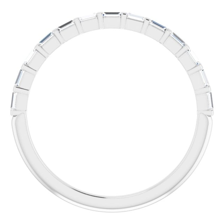 14K White 1/5 CTW Natural Diamond Anniversary Band