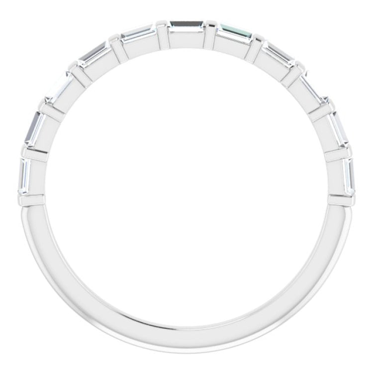 Platinum 1/4 CTW Natual Diamond Anniversary Band