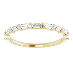 14K Yellow 1/3 CTW Natual Diamond Anniversary Band