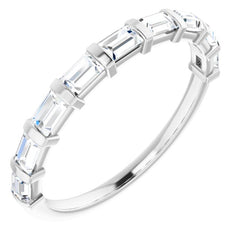 Platinum 3/4 CTW Natual Diamond Anniversary Band
