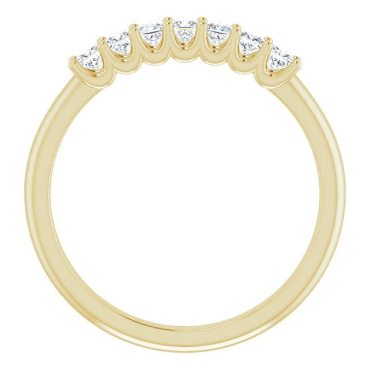 14K Yellow 1/3 CTW Natural Diamond Anniversary Band