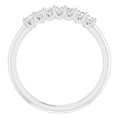 14K White 1/3 CTW Natural Diamond Anniversary Band