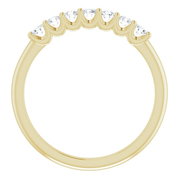14K Yellow 1/3 CTW Natural Diamond Anniversary Band