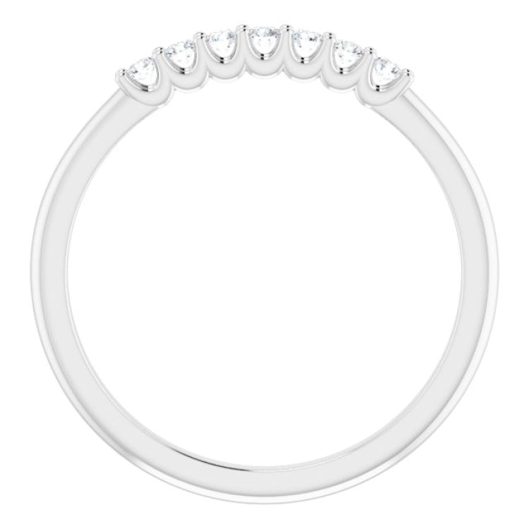 14K White 1/6 CTW Natural Diamond Anniversary Band